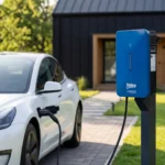 Valeo V2G şarj istasyonu Ineez AC modeli tanıtımı, Paris Drive to Zero etkinliği çift yönlü şarj teknolojisi.